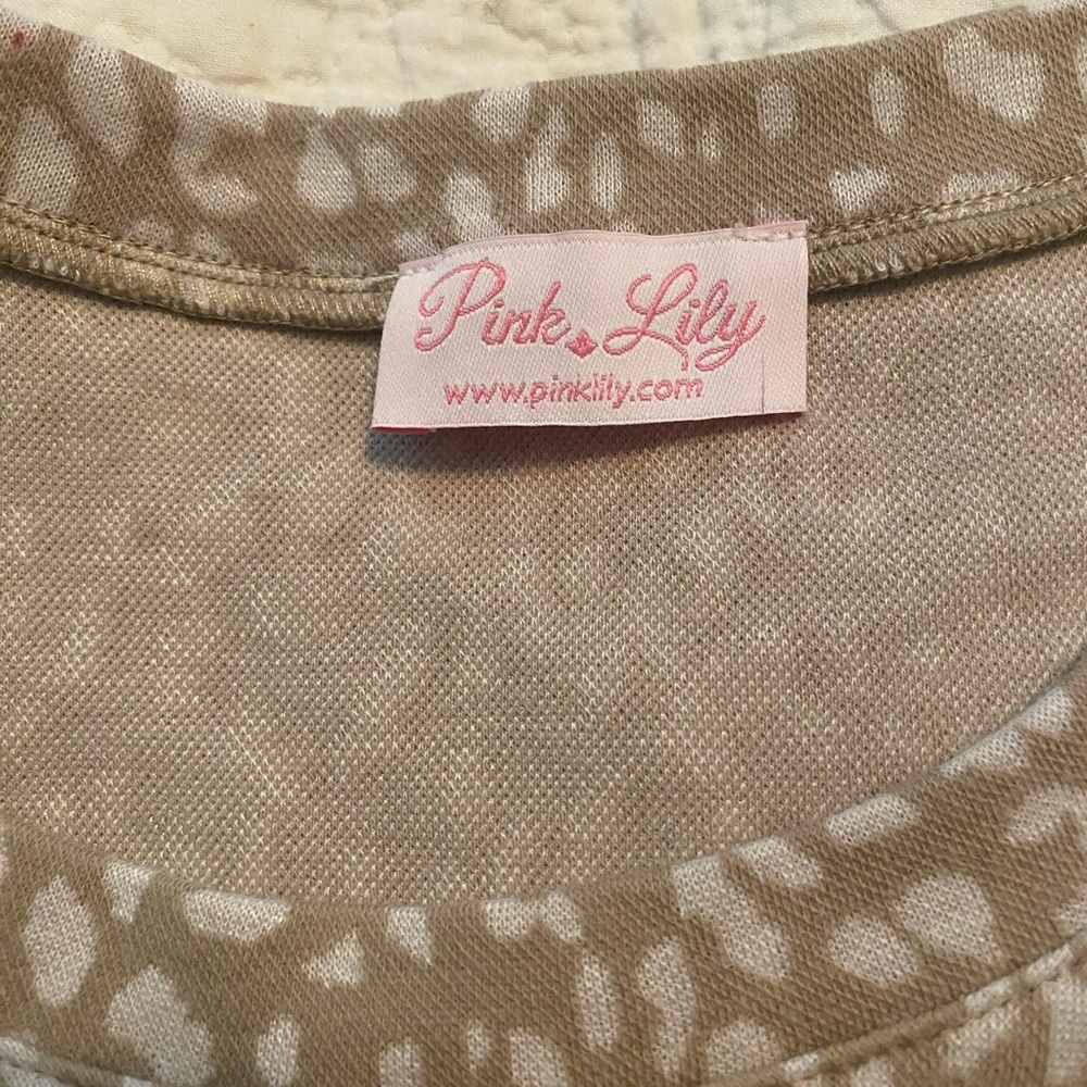 Pink Lily animal print dress